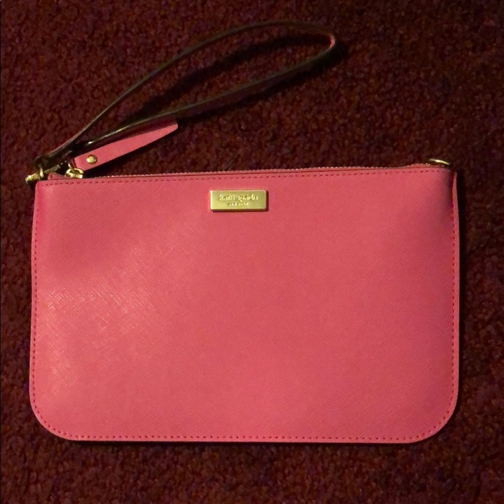 Kate Space Hot Pink Wristlet